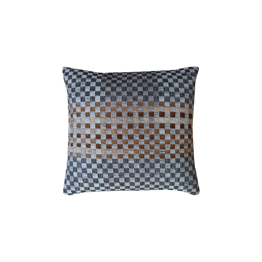 Cow Hide Leather Cushion - 002HALLEMTI5