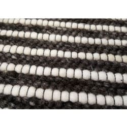 Wool Range - Nordic Plain Rugs - 08817BKIVIN