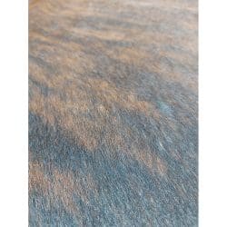 Cowhide Leather Rug - 11519DBRWHLBRIN