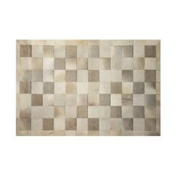 Cowhide Leather Rug - 12219CRWHGRIN