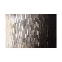 Cowhide Leather Rug - 12719BKWHIN