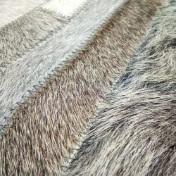 Cowhide Leather Rug - 133A19GRLBRIN