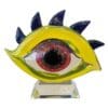 Murano Glass Eye Sculpture - Yellow