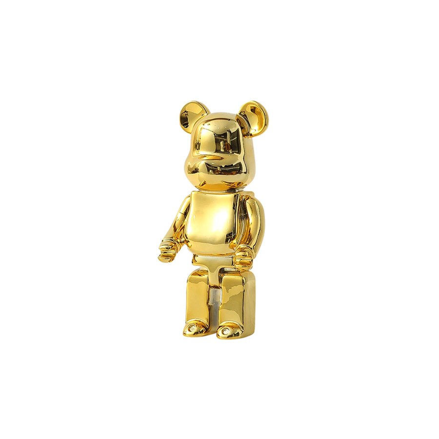 Bear Decor Figure - Gold
