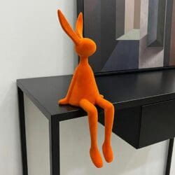 SITTING BUNNY - ORANGE
