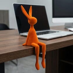 SITTING BUNNY - ORANGE