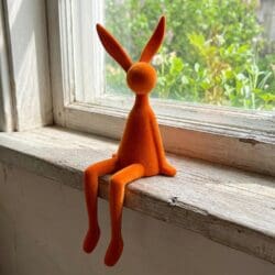 SITTING BUNNY - ORANGE