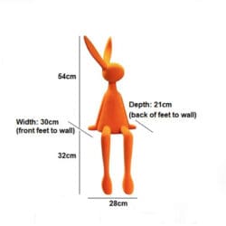 SITTING BUNNY - ORANGE