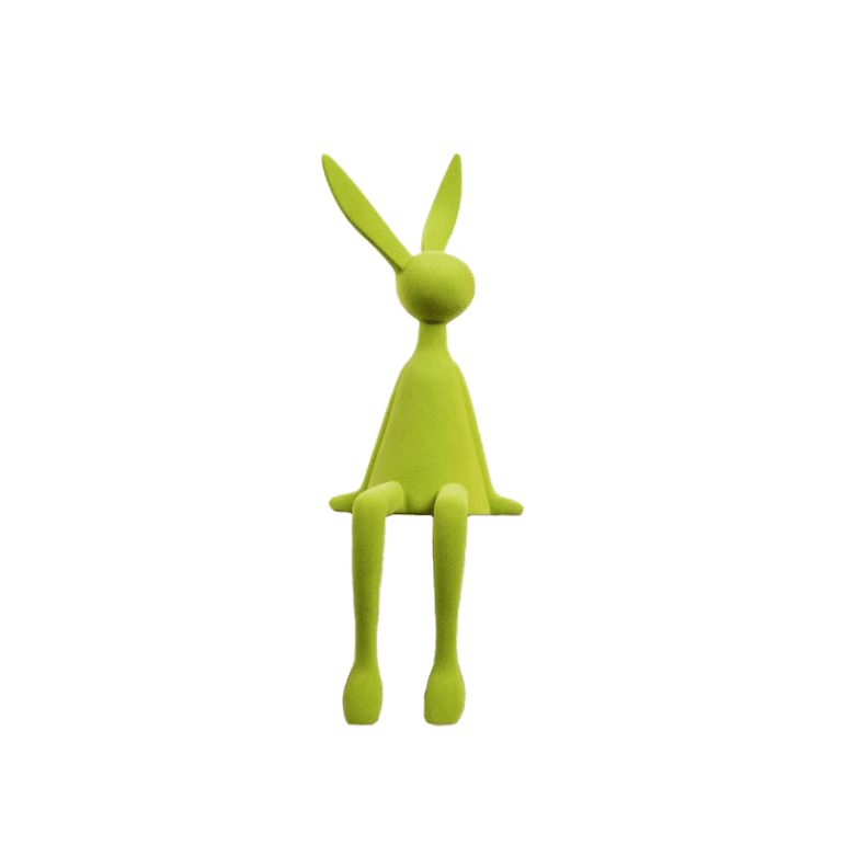 Sitting Bunny - Green