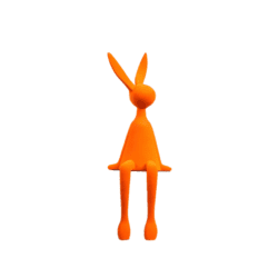 SITTING BUNNY - ORANGE