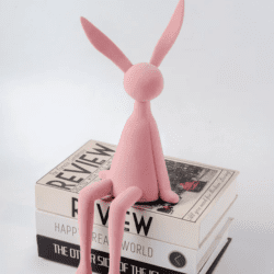 Sitting Bunny - Pink