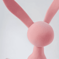 Sitting Bunny - Pink