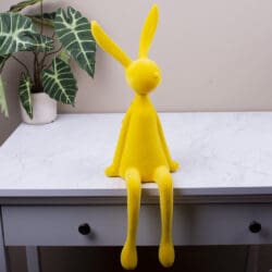 Sitting Bunny - Yellow