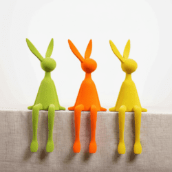 Sitting Bunny - Yellow