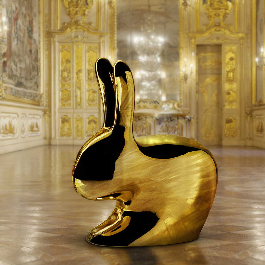 Rabbit Chair Baby - Gold