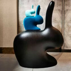 Rabbit XS Bookend - Light Blue